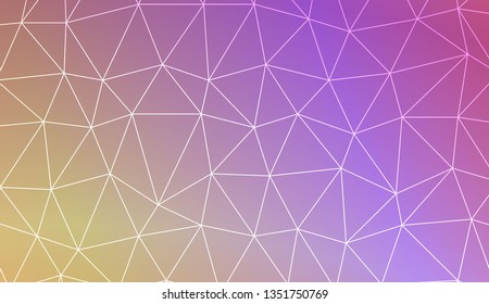 Template with triangles. Gradient color. Design for you business. Vector illustration. Blur Sweet Dreamy Gradient Color Background