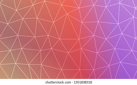 Template with triangles. Gradient color. Design for you business. Vector illustration. Blur Sweet Dreamy Gradient Color Background