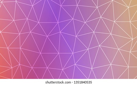 Template with triangles. Gradient color. Design for you business. Vector illustration. Blur Sweet Dreamy Gradient Color Background