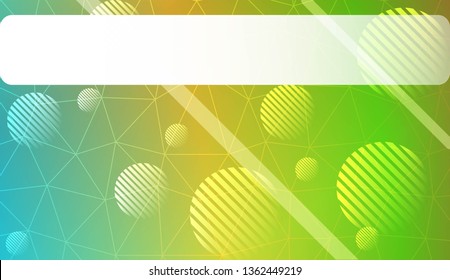 Template with triangles, line, circle, space for text. Gradient color. Design for you business. Vector illustration