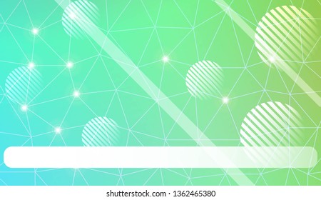 Template with triangles, line, circle, space for text. Gradient color. Design for you business. Vector illustration