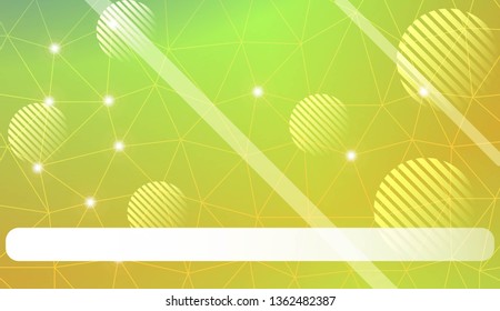 Template with triangles, line, circle, space for text. Gradient color. Design for you business. Vector illustration