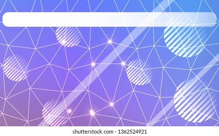 Template with triangles, line, circle, space for text. Gradient color. Design for you business. Vector illustration