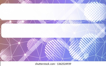 Template with triangles, line, circle, space for text. Gradient color. Design for you business. Vector illustration