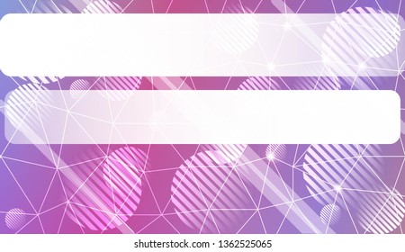 Template with triangles, line, circle, space for text. Gradient color. Design for you business. Vector illustration