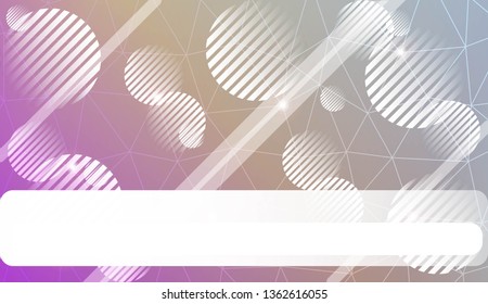 Template with triangles, line, circle, space for text. Gradient color. Design for you business. Vector illustration