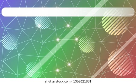 Template with triangles, line, circle, space for text. Gradient color. Design for you business. Vector illustration