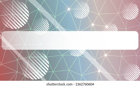 Template with triangles, line, circle, space for text. Gradient color. Design for you business. Vector illustration