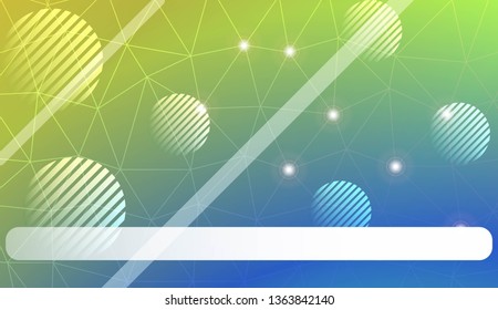 Template with triangles, line, circle, space for text. Gradient color. Design for you business. Vector illustration