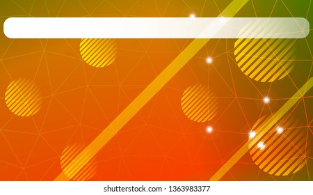 Template with triangles, line, circle, space for text. Gradient color. Design for you business. Vector illustration
