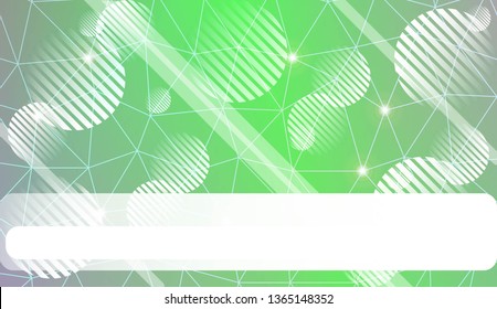 Template with triangles, line, circle, space for text. Gradient color. Design for you business. Vector illustration