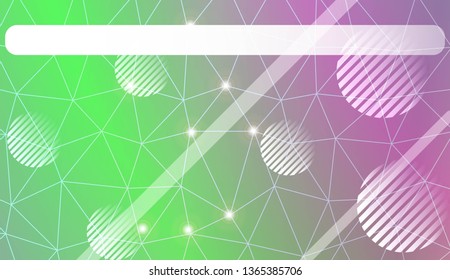 Template with triangles, line, circle, space for text. Gradient color. Design for you business. Vector illustration