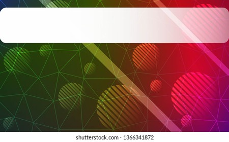 Template with triangles, line, circle, space for text. Gradient color. Design for you business. Vector illustration
