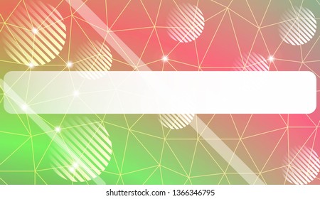 Template with triangles, line, circle, space for text. Gradient color. Design for you business. Vector illustration