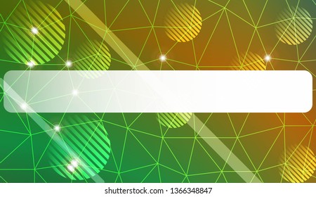 Template with triangles, line, circle, space for text. Gradient color. Design for you business. Vector illustration