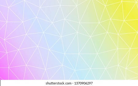 Template with triangles. Soft Color Gradient Background. Design for you business. Vector illustration