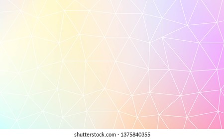 Template with triangles. Soft Color Gradient Background. Design for you business. Vector illustration