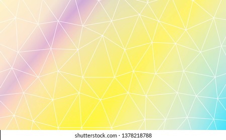 Template with triangles. Soft Color Gradient Background. Design for you business. Vector illustration