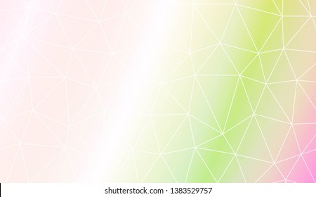 Template with triangles. Soft Color Gradient Background. Design for you business. Vector illustration