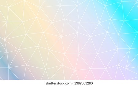 Template with triangles. Soft Color Gradient Background. Design for you business. Vector illustration