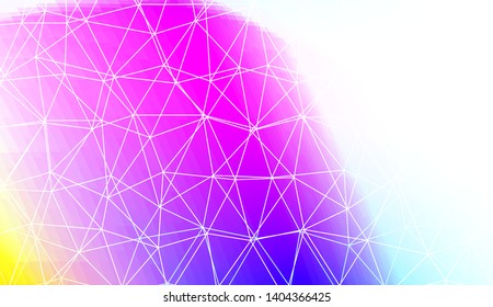 Template with triangles. Soft Color Gradient Background. Vector illustration