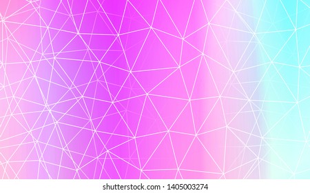 Template with triangles. Soft Color Gradient Background. Vector illustration