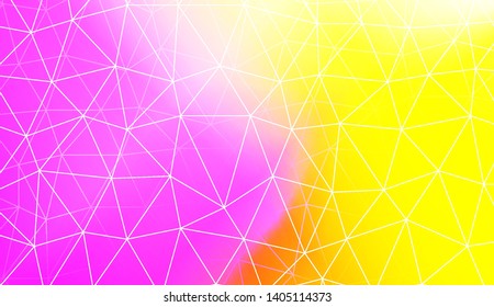 Template with triangles. Soft Color Gradient Background. Vector illustration