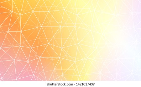 Template with triangles. Soft Color Gradient Background. Vector illustration