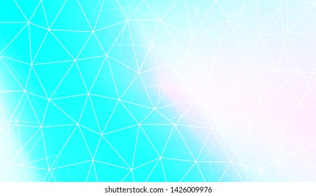 Template with triangles. Soft Color Gradient Background. Vector illustration