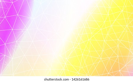 Template with triangles. Soft Color Gradient Background. Vector illustration