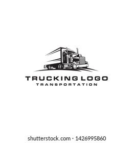 A template of Truck Logo, cargo, delivery, Logistic, transportation