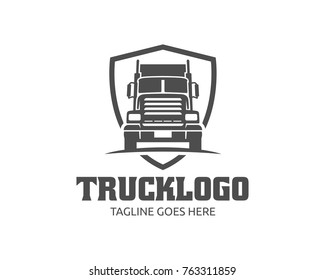 A template of Truck Logo, cargo, delivery, Logistic
