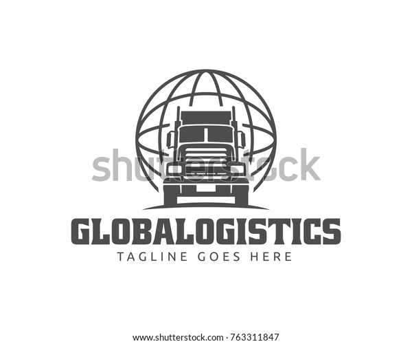 A\
template of Truck Logo, cargo, delivery,\
Logistic