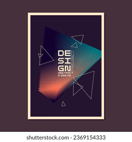 A template to use in your design. A composition of geometric shapes. Graphic elements for design and creativity.