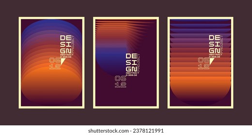 A template to use in your design. A composition of geometric shapes. Graphic elements for design and creativity.