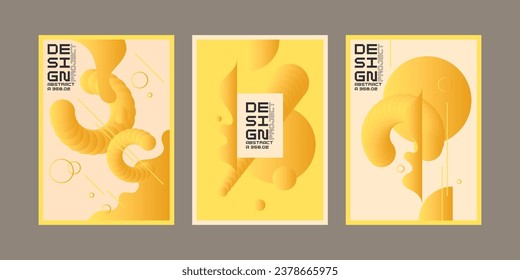 A template to use in your design. A composition of geometric shapes. Graphic elements for design and creativity.