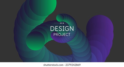 A template to use in your design. A composition of geometric shapes. Graphic elements for design and creativity.