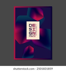 Una Plantilla para usar en tu diseño. Plantilla de información textual. Una composicion de Formas geométricas. Ilustración vectorial. Elementos gráficos para el diseño y la creatividad.