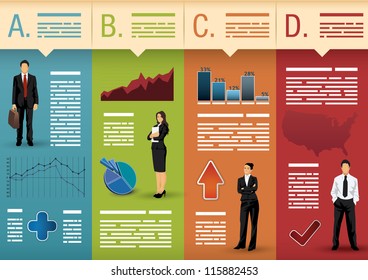 Template used for infographics, websites, brochures, presentations