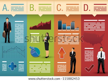 Template used for infographics, websites, brochures, presentations