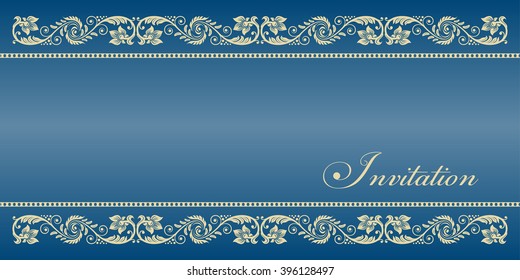 Template for various cards, banners.