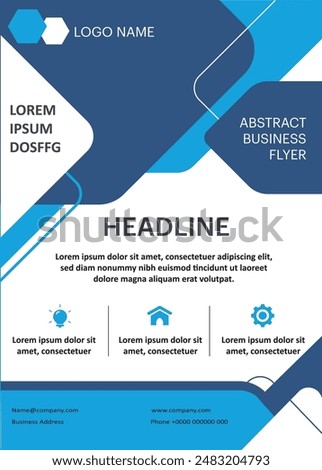 Template vector  Business Brochure cover design , Magazine poster creative cover modern style 