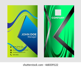 Template vector business card
