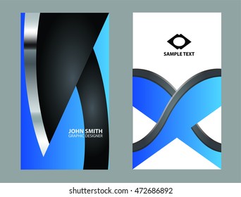 Template vector business card
