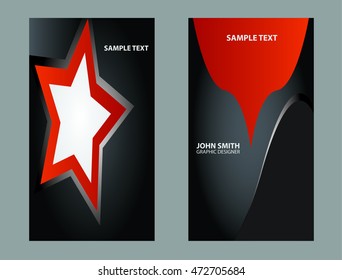Template vector business card
