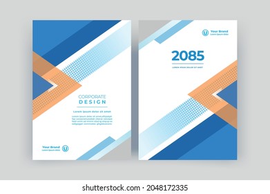 Template vector design for Book cover, Brochure, Annual Report, Magazine, Poster, Corporate Presentation, Portfolio, Flyer, layout.