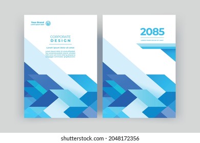 Template vector design for Book cover, Brochure, Annual Report, Magazine, Poster, Corporate Presentation, Portfolio, Flyer, layout.