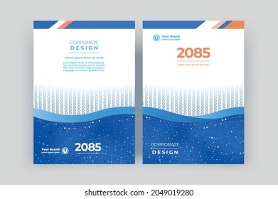 Template vector design for Book cover, Brochure, Annual Report, Magazine, Poster, Corporate Presentation, Portfolio, Flyer, layout.