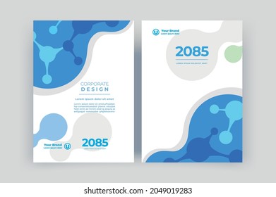 Diseño vectorial de plantilla para portada de libros, Folleto, Informe Anual, Revista, Afiche, Presentación Corporativa, Cartera, Volante, Diseño.