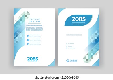 Template vector design for Book cover, Brochure, Annual Report, Magazine, Poster, Corporate Presentation, Portfolio, Flyer, layout.